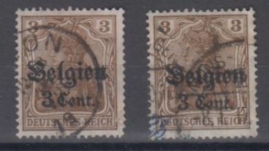 11 - Deutsche Besetzung Belgien Nr. 11 a III 