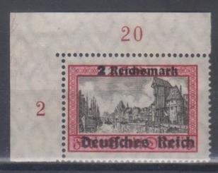 729 - Deutsches Reich Danzig Abschied Nr. 729 y 
