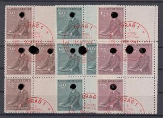 085 - Böhmen & Mähren Nr. 85 - 87 LF 