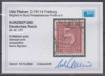 177 - Deutsches Reich Infla Nr. 177 