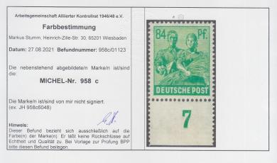 958 - Alliierte Besetzung Nr. 958 c 