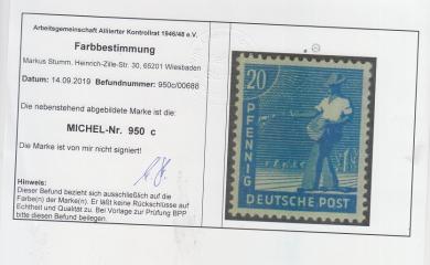 950 - Alliierte Besetzung Nr. 950 c 