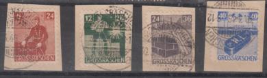 043 - Lokalausgaben Grossräschen Nr. 43 A - 45 A 