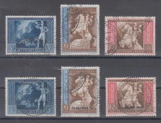820 - Deutsches Reich Nr. 820 - 825 