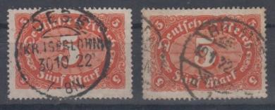 174 - Deutsches Reich Nr. 174 a + b 