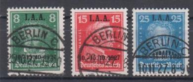 407 - Deutsches Reich IAA Nr. 407 - 409 