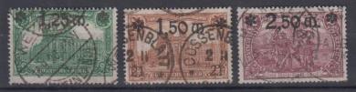 116 - Deutsches Reich Infla Nr. 116 - 118 a 