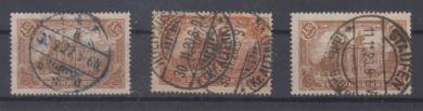 114 - Deutsches Reich Infla Nr. 114 a - c 