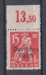 121 - Deutsches Reich Inla Nr. 121 X P OR III 