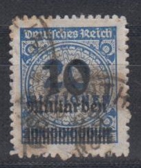 335 - Deutsches Reich Infla Nr. 335 B OPD L 
