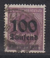 289 - Deutsches Reich Infla Nr. 289 b 