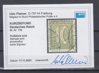 178 - Deutsches Reich Infla Nr. 178 