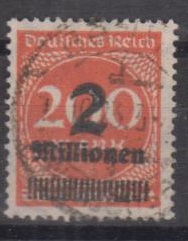 309 - Deutsches Reich Infla Nr. 309 W b 