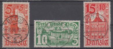 256 - Danzig Nr. 256 - 258 