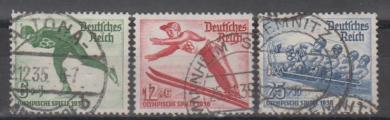 600 - Deutsche Reich Olympia 36 Nr. 600 - 602 