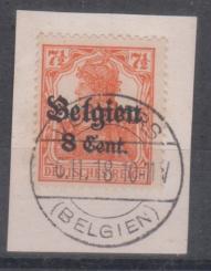 13 - Landespost in Belgien Nr. 13 b II 
