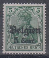12 - Landespost in Belgien Nr. 12 II 