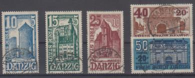 262 - Danzig Nr. 262 - 266 