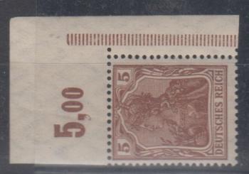 140 - Deutsches Reich Infla Nr. 140 a P OR 