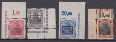 01 - Etappengebiet der 9. Armee Nr. 1 - 4 