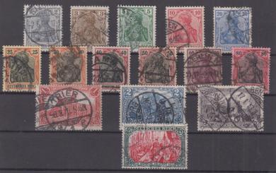 83 - Deutsches Reich Germania Nr. 83 I - 97 AIb 