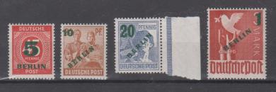 064 - Berlin Grünaufdruck Nr. 64 - 67 
