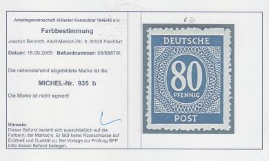 935 - Alliierte Besetzung Nr. 935 b 
