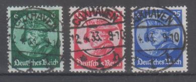 479 - Deutsches Reich Nr. 479 - 481 