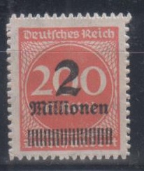 309 - Deutsches Reich Infla Nr. 309 B b 