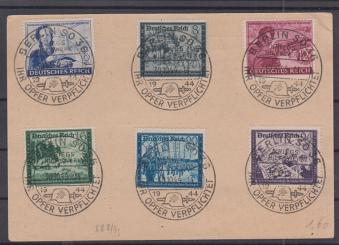 888 - Deutsches Reich Nr. 888 - 893 