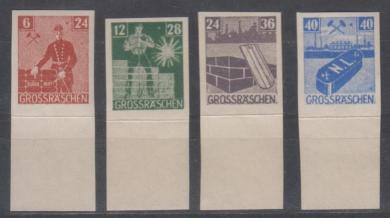 43 - Lokalausgaben Grossräschen Nr. 43 - 46 B 