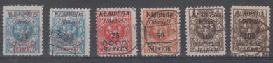 135 - Memel Nr. 135 - 140 