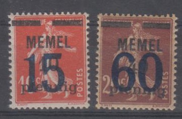 034 - Memel Nr. 34 + 35 