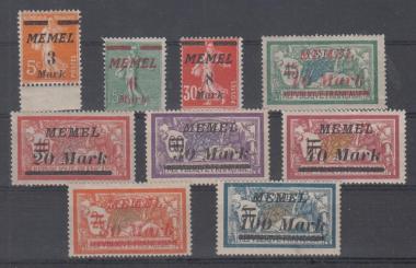110 - Memel Nr. 110 - 118 