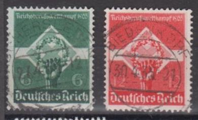 571 - Deutsches Reich Nr. 571 + 572 