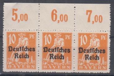 120 - Deutsches Reich Nr. 120 P OR III + Nr. 120 VII 