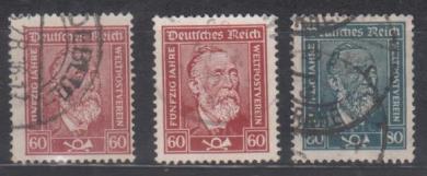 362 - Deutsches Reich Nr. 362 + 363, 362 y 