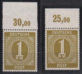 937 - Alliierte Besetzung Nr. 937 a P OR ndgz + dgz 