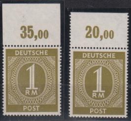 937 - Alliierte Besetzung Nr. 937 b P OR ndgz + dgz 