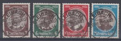 540 - Deutsches Reich Kolonialforscher Nr. 540-543 