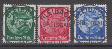 479 - Deutsches Reich Nr. 479 - 481 