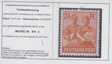 951 - Alliierte Besetzung Nr. 951 d 