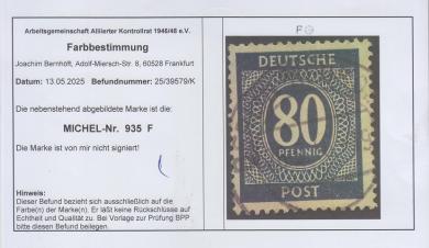 935 - Alliierte Besetzung Nr. 935 F 