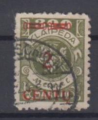 167 - Memel Nr. 167 Type I 
