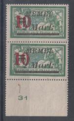 121 - Memel Nr. 121 IV + V 