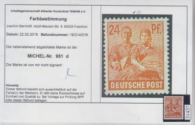 951 - Alliierte Besetzung Nr. 951 d 