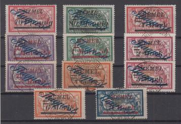 072 - Memel Flugpost Nr. 72 - 83 