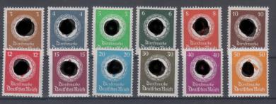 132 - Deutsches Reich Dienst Nr. 132-143 