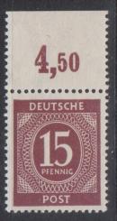 921 - Alliierte Besetzung Nr. 921 P OR dgz 