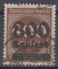 305 - Deutsches Reich Infla Nr. 305 A 